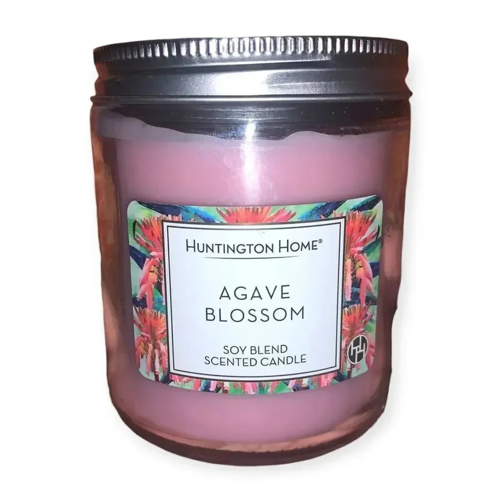 Huntington Home Agave Blossom Scent - 6.5oz Jar Candle Soy Blend New